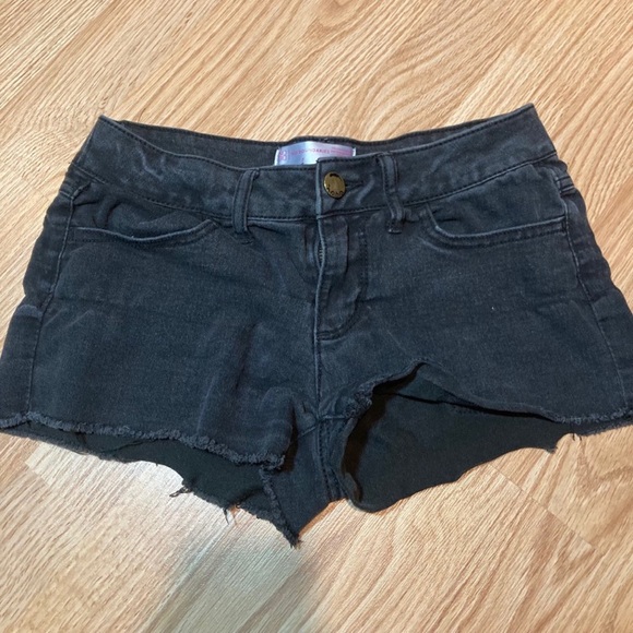 No Boundaries Pants - No‎ Boundaries black shorty shorts